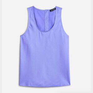 J. Crew Sleeveless Shell Top in Everyday Crepe - Fresh Orchid (Purple) - Size S